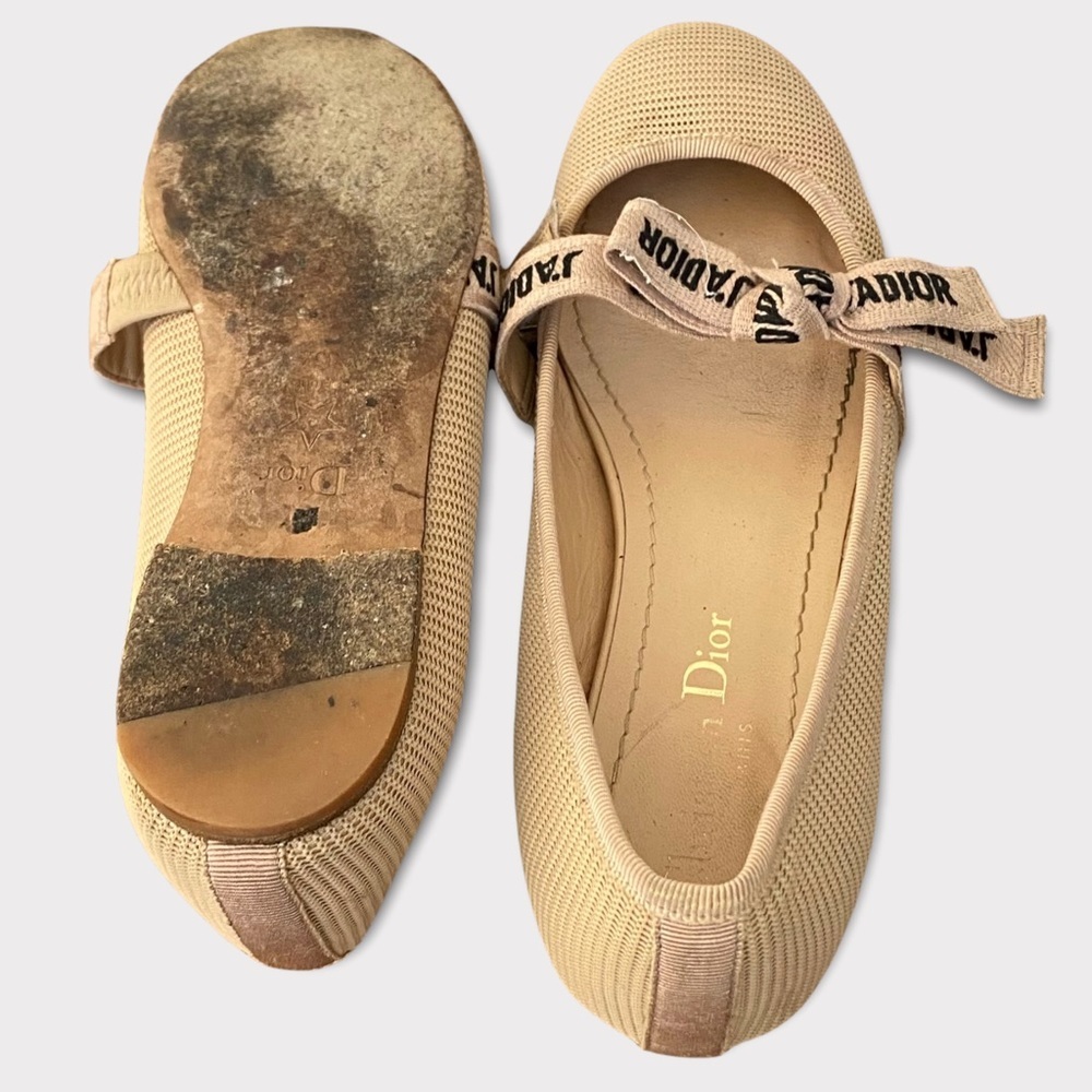 Christian Dior J'Adior  Miss J ballerina flats  shoe Excellent condition - Picture 5 of 6